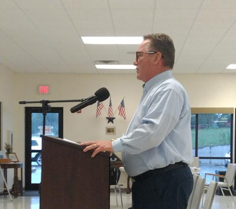 Community and Economic Director John Sell fields comments and questions from the planning commission. (Photo/Noah Johnson)