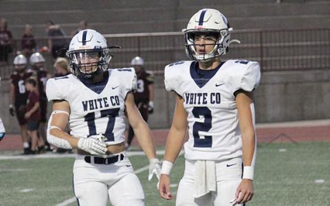 Two of the top scoring teams in Class AAA meet Friday night in Dahlonega. The Warriors, including running back Ryan Fowler and quarterback Tripp Nix, are averaging 33 points per game. (Photo/Mark Turner)