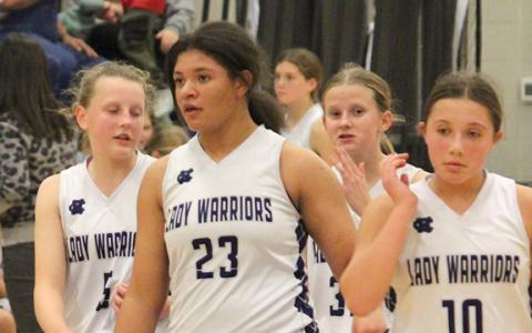Naomi Nicely had a team-high 11 points in the team's semifinal win over Fannin County. 