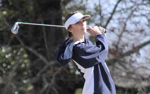 The Lady Warriors' lineup for the Class AAA state tournament consists of Cameron Kimsey, Billi Kayl Allison, Layne Graham (pictured), Aubrey Free and Maddie Kate Hall.  (Photo/WCHS Golf)