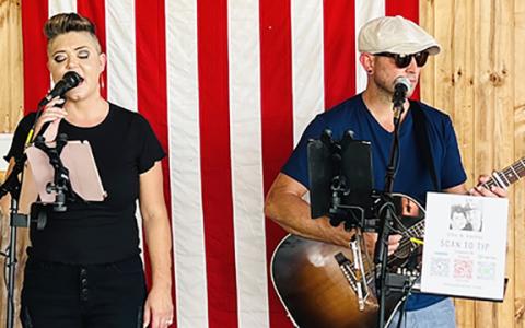 Obe and Amber Brown will perform at the Business Block Party at Freedom Park today. (Photo/submitted)