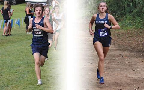 Adien Pickett put in more than 500 miles of training this summer to prepare for the season. Emma Windham posted a Top 10 finish last year at the Class AAA state meet. (Photos/Mark Turner)