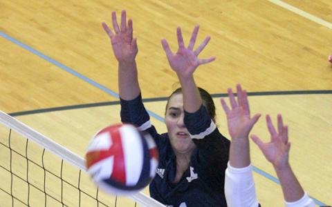 Emma Kerley had 24 kills in the three wins last week at Habersham Central. 