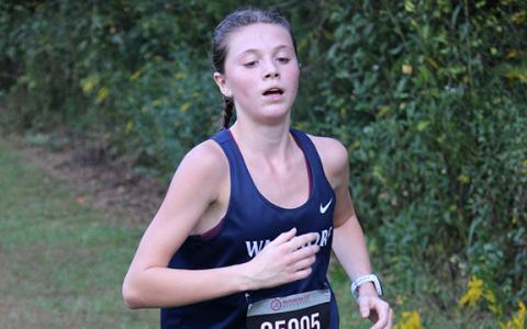 Carley Black finished third in the girl's race. (Photo/Mark Turner)