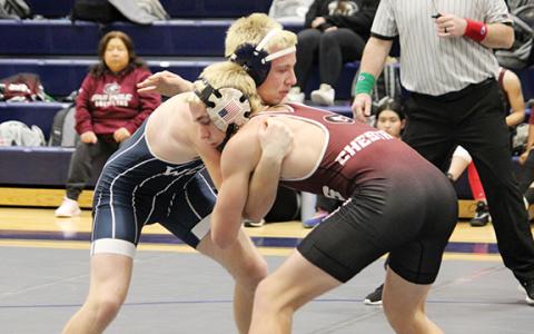 Alex Johnson finished second in the 157-pound class. 