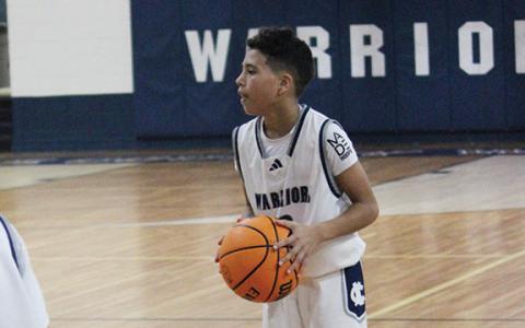 Cash Lowery had 27 points in the seventh grade semifinal win.