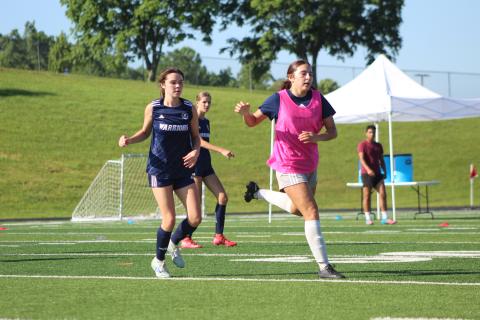 The Lady Warriors have been working hard this summer. (Photo/Mark Turner)