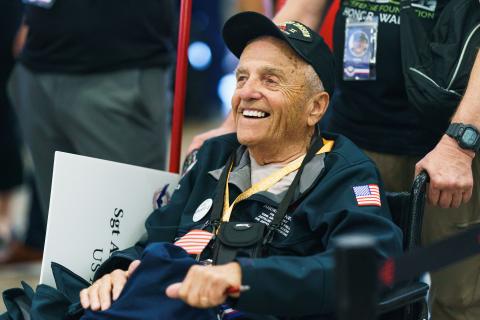 World War II veteran Andy Negra celebrated his 101st birthday.