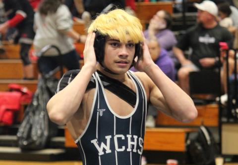 For the first time in school history, the White County Warriors had three runner-up finishes at the Georgia High School Association State Wrestling Championships, including sophomore Hunter Smith (pictured). He was joined by seniors Davin Lightsey and Mason Autry. All made the finals during the Class AAA state championship round in Macon. The trio helped lead the Warriors to a fourth place finish in the team standings, the highest team finish ever in the traditional state tournament, bettering the fifth pla