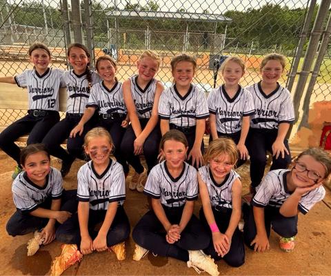 The WCRD 8U softball team won the District 7 championship last weekend in Homer. Members of the team are, front from left, Gabby Brannon, Breckan Milligan, Vivian Barton, Zoe Hester and Lily Thomas; back row, Madison Worley, Cora Biddy, Weslynn Vandegriff, Harper Ward, Kamryn Pressley, Reagan Moose and Bravely  Lisk. (Photo/WCRD)