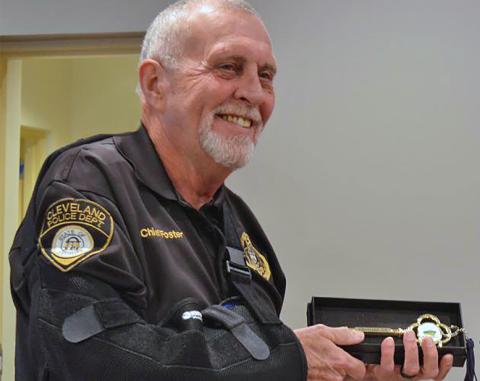 John Foster at his retirement celebration. (File)