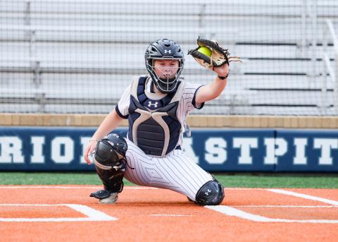 Senior catcher Cierra Bailey had a pair of hits and drove in a run against North Hall. 