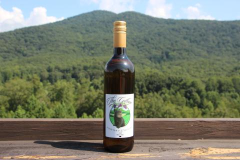 This is the first Riesling - a sweet white wine - produced and bottled by The Cottage Vineyard & Winery. DENISE ETHERIDGE/WCN PHOTO