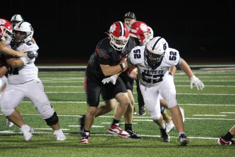 The Warriors lost their season-opening football game at Rabun County. MARK TURNER/WCN PHOTO