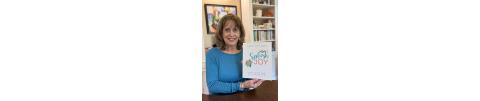 Cleveland author Karen Casey holds a copy of her new book Splash JOY. She will hold a book-signing and workshop on creating tiny tablescapes Sept. 27 in the Roy Ash Community Room. SUBMITTED