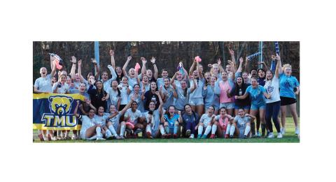 The TMU women's soccer team has a lot to celebrate after earning the program's first-ever spot in the NAIA quarterfinals. The Lady Bears will try to conintue the magical post-season run this afternoon against Embry-Riddle. TMU ATHLETICS/PECIAL.