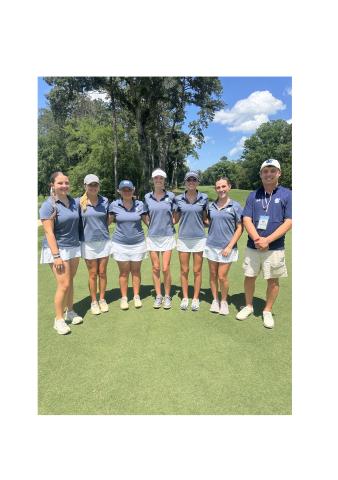 The White County High School girl's golf team.