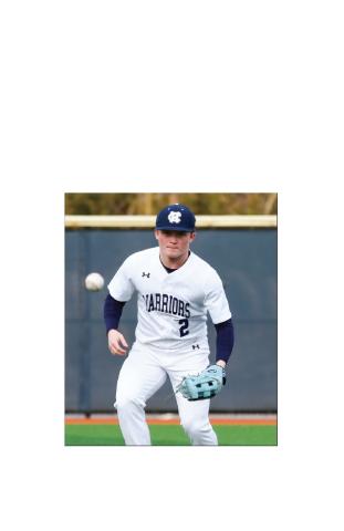 Cooper Garrett, the Warriors' centerfielder, was a All-Region first team pick last season.