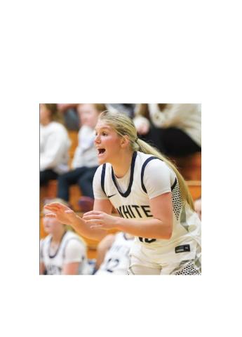 Matelyn Allison hit some key shots to help keep the Lady Warriors' in the game with GAC. JENNIFER KNIGHT/SPECIAL