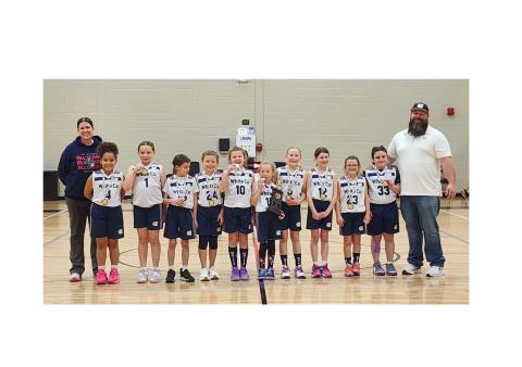 The  White County 8U team shows off their hardware after winning GRPA Distirict 7 title. WCRD/SPECIAL