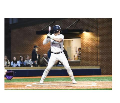 Alex Freeman had two hits in the win over Union County. His second hit of the game was the 100th of his prep career. SHALYN VANDIVER/SPECIAL