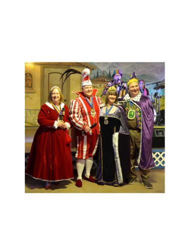 Pat and Chris Smith, left, and Pamela and Randy Summers, right, celebrate Fasching at a Helen Chamber of Commerce event two years ago. FILE PHOTO 