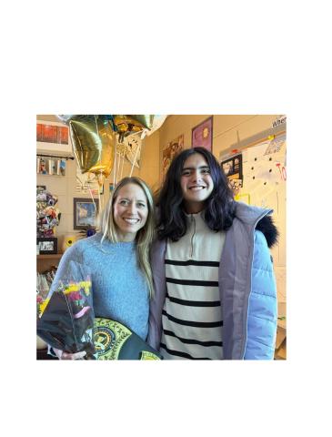 White County High School senior William “Willow” Polangco-Kenney, right, is this year's STAR student. He chose Tara Johnston to be STAR teacher. SUBMITTED PHOTO