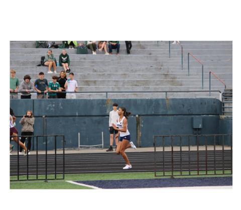 Kady McCullough won the triple jump during the meet . MARK TURNER/WCN