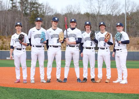 The senior members of the WCHS baseball team will be honored tonight during the regular season home finale against Johnson. Members of the Class of 2026 are, from left, Carter Nguyen, Jackson Krilla. Wyatt Powell, Alex Freeman, Josh Adams, Eppi Rodriguez and Cooper Garrett. STACI SULHOFF/SPECIAL