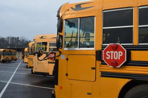  A White County school bus ran off the road Tuesday morning. No major injuries were reported. FILE PHOTO