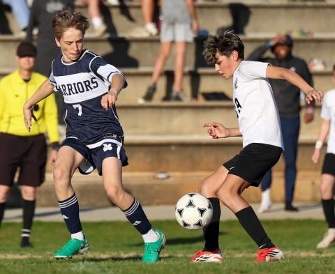 Reid Murphey had a goal in the NGML title game against Dawson County. JENNIFER KNIGHT/SPECIAL