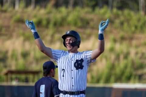 Alex Freeman was a first team selection as a hitter and a second team member as a pitcher.