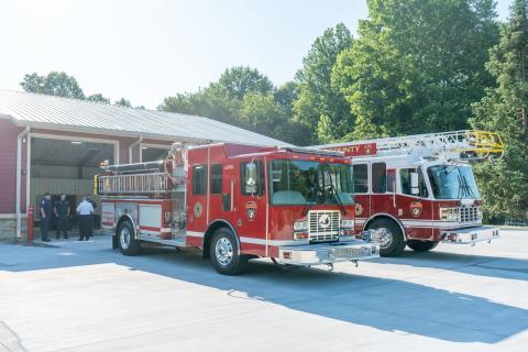 Fire Station No. 9 responded to a mountain rescue call hours after being put into operation. SUBMITTED PHOTO