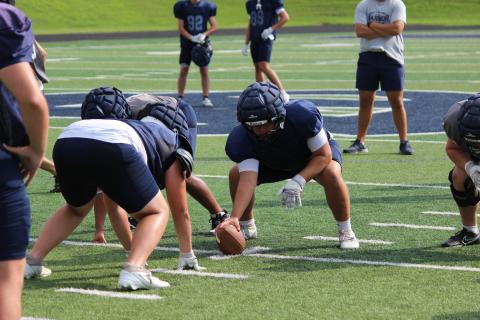 Mikey Moreno is one of the linemen the Warriors will be leaning on this season. MARK TURNER/WCN