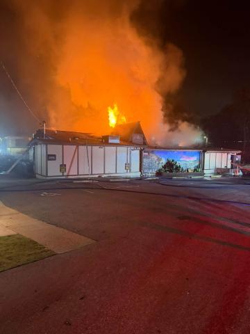 Cowboys and Angels owner, Chris Williams, posted photos of the damage online. 