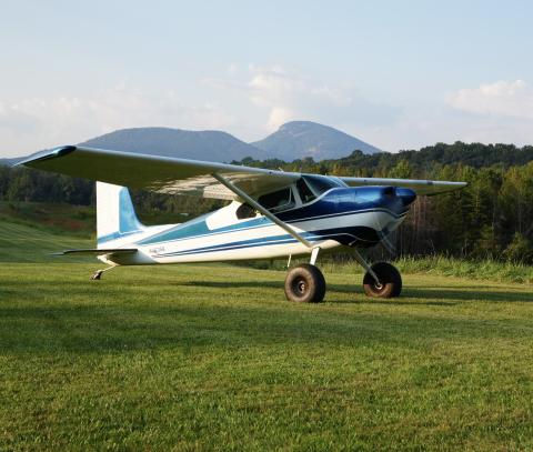 Wyatt Bass took this photo of White County native Ronny Bass' 1955 Cessna 180 Skywagon at Mountain Air Park on Sept. 18, 2025. Slice of Life photos run in black and white on page 4A of the print White County News, and in color on the newspaper’s website.