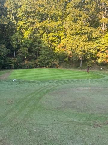 Valhalla Resort and Golf Club recently reseeded the golf course with AU Victory creeping bentgrass, a cultivar that can withstand high heat and humidity. SUBMITTED PHOTO