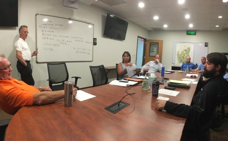 The White County Historical Overlay Committee shared ideas for rules governing properties with a historical designation at a Thursday, July 25, meeting. Public input will be sought at a Sept. 5 meeting at the historic courthouse in downtown Cleveland. (Photo/Wayne Hardy)