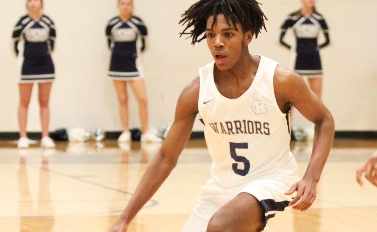 Tavi Simmons exploded for 23 points in the junior varsty team's win over West Forsyth Saturday morning in Cumming. (Photos/Staci Sulhoff)