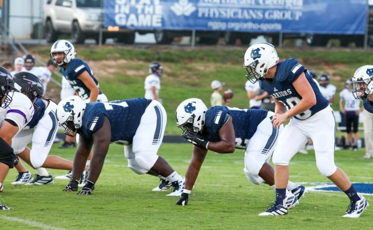 Heaven Gholston, right, and the Warriors will take on Lumpkin County in a region matchup next fall. (Photo/Staci Sulhoff)