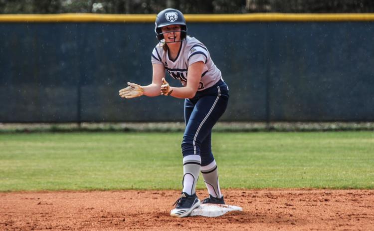 Mattie Brooks had four hits in two games in her collegiate debut with the TMU Lady Bears. (Photo/TMU Athletics)
