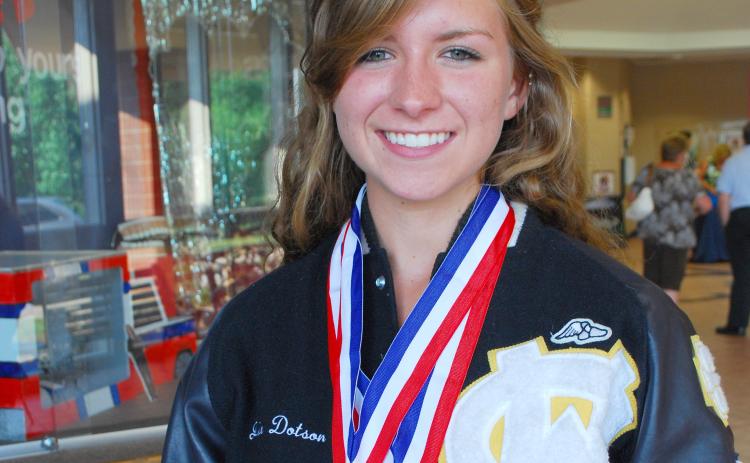 Jesse Dotson was the first WCHS distance runner to place in the Top 2 at the state meet.