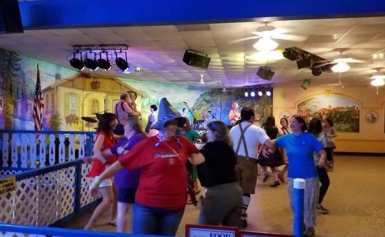 The Greater Helen Area Chamber of Commerce’s annual Oktoberfest celebration has entertained crowds with festive music and dance for years at the Helen Festhalle. (File photo)