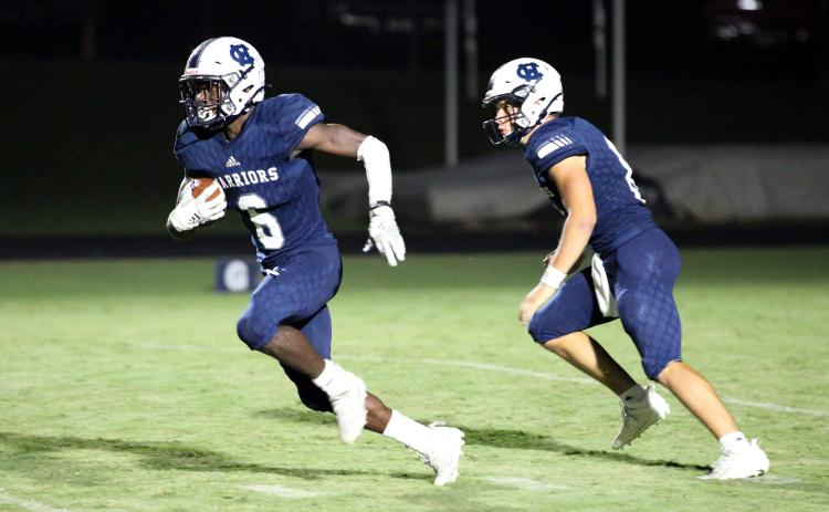 Silas Mulligan had a pair of rushing touchdowns in the win.