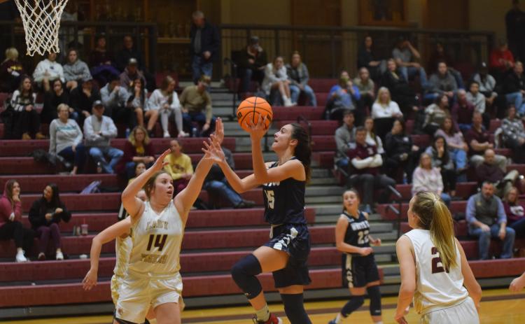 Naomi Roberts scored a team-high 17 points in the region win over Dawson County.  (Photo/Mark Turner)