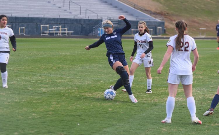 Madison Hunter, above, and the Lady Warriors are currently ranked No. 2 in the latest Class AAA polls. (Photo/Mark Turner)