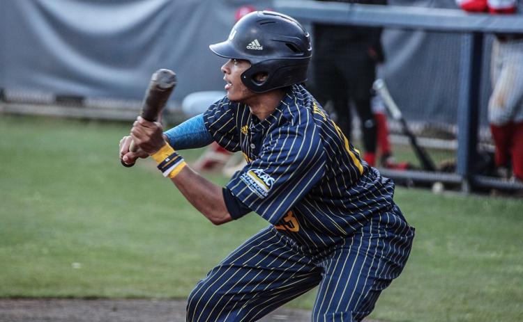 Julian Galassi had two hits and an RBI in the series finale against Kentucky Christian. (Photo/TMU Athletics)