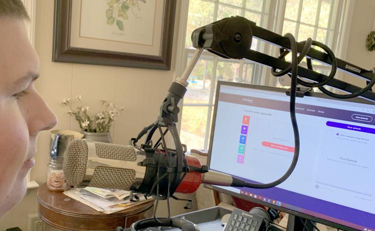 Jackson Harris began his podcast, The Jackson Harris Show, in August. (Submitted photo)