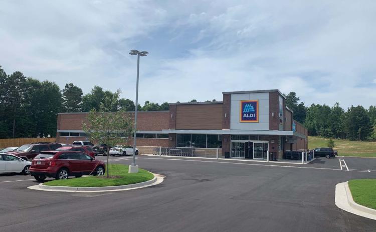 This photo submitted by ALDI representatives to the city of Cleveland shows an example of one of the company’s stores.