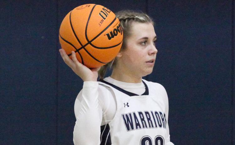 Chandler Weaver and the Lady Warriors take on West Hall Friday on Senior Night.  (Photo/Staci Sulhoff)